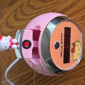 Hello Kitty Pink and White Alarm Clock